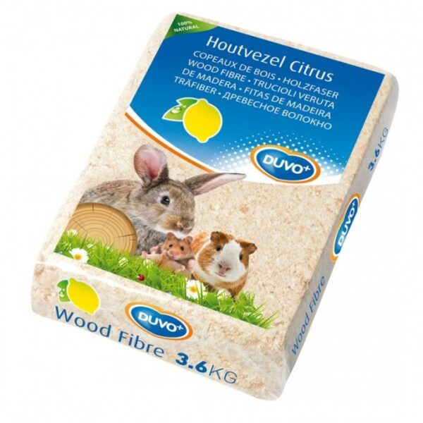 Duvo Wood Fibre - 3.6Kg - Fragrance/Flavor : Lemon